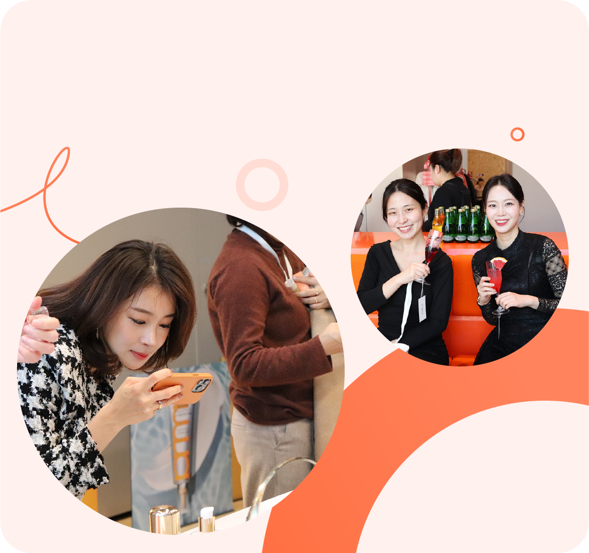 함께 행사에 참여한 에디터들 이미지